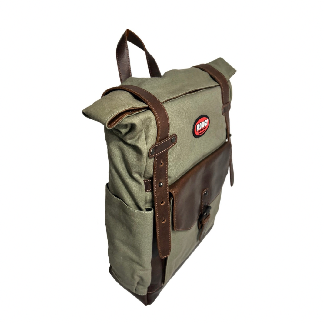 Maverick Short Top Canvas Backpack - Prodigy Bag Company